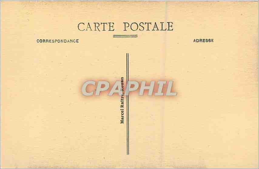 CPA Rouen S Inf La Grosse Horloge  — Rückseite