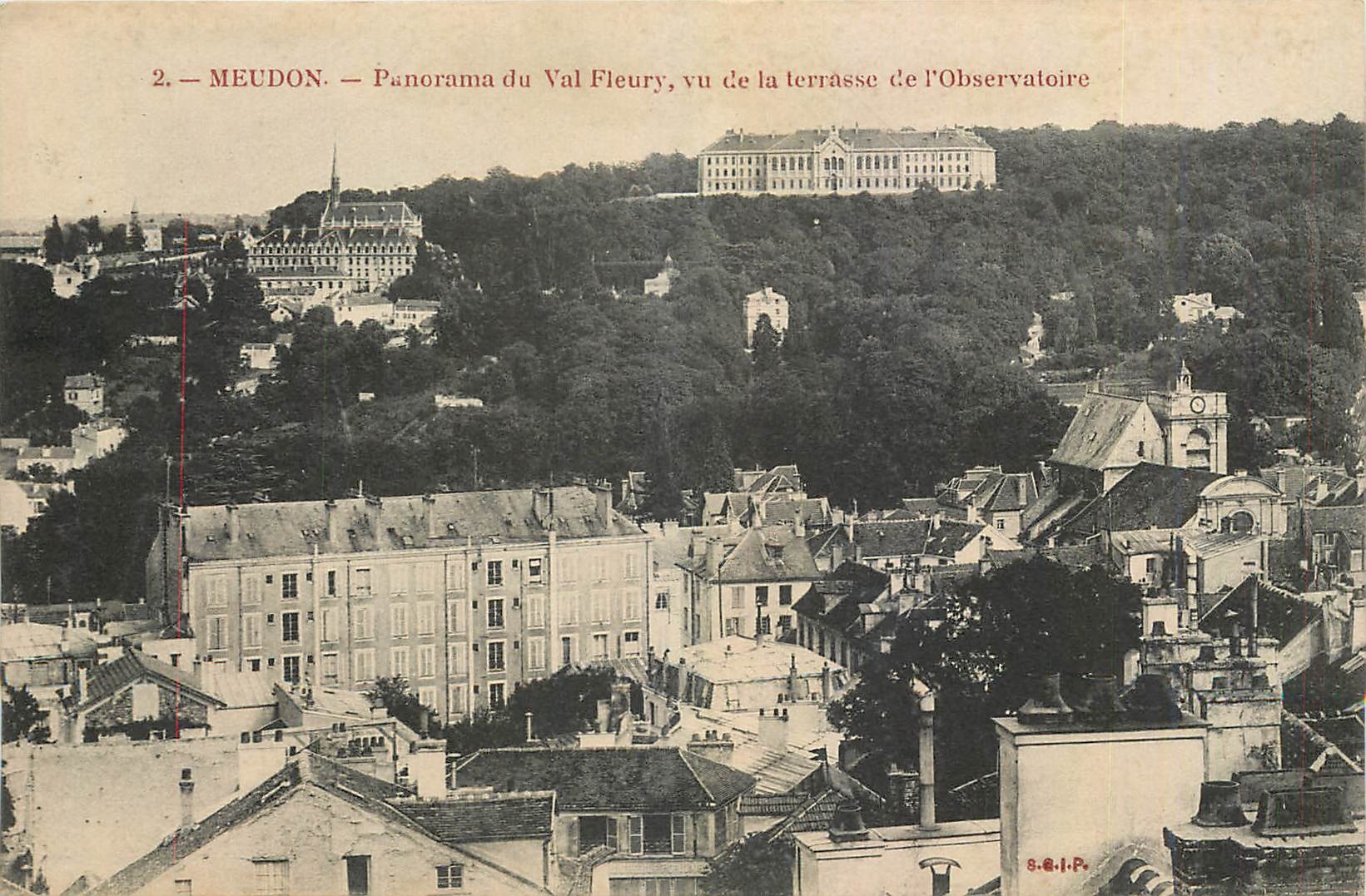 CPA Meudon Panorama du Val Fleury vu de la Terrasse de l'Observatoire 