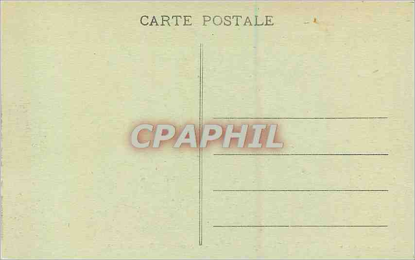 CPA Marseille Colline de ND de la Garde  — Rückseite