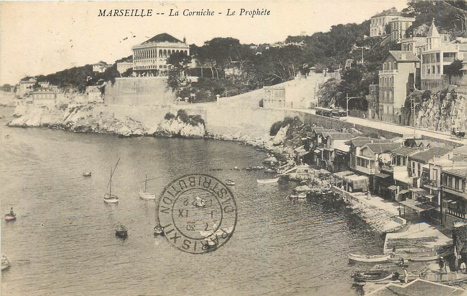 CPA Marseille La Corniche Le Prophete 
