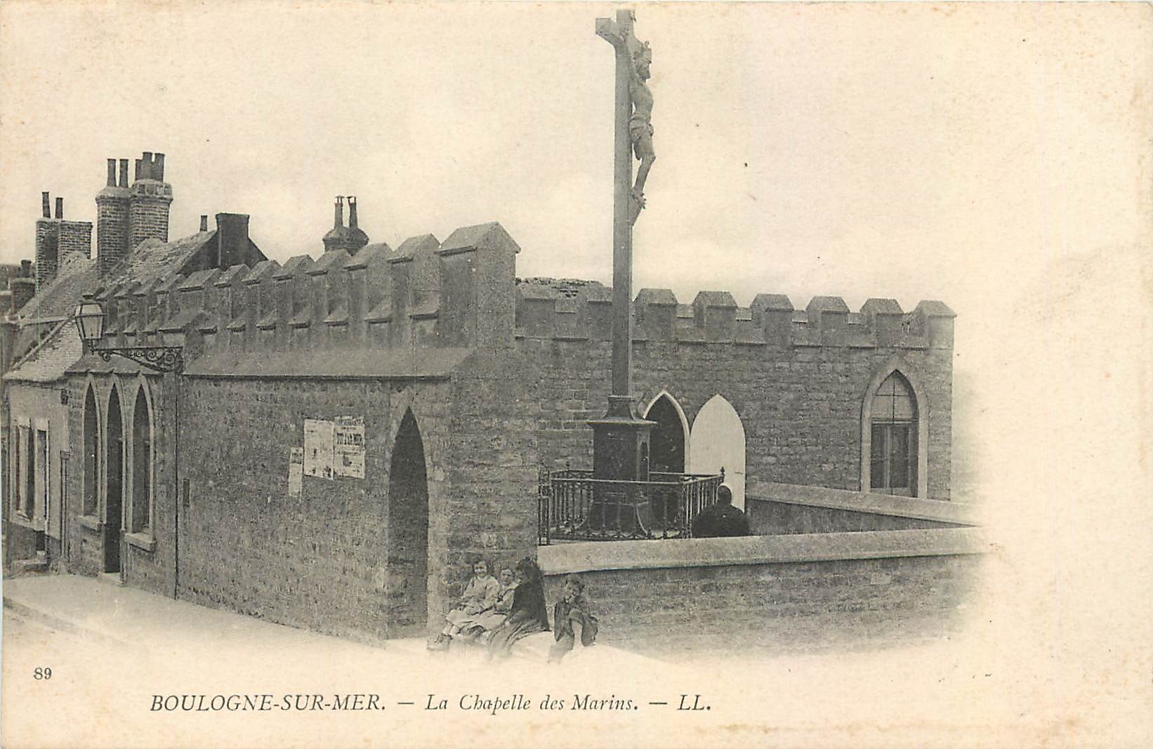 CPA Boulogne sur Mer La Chapelle des Marins 