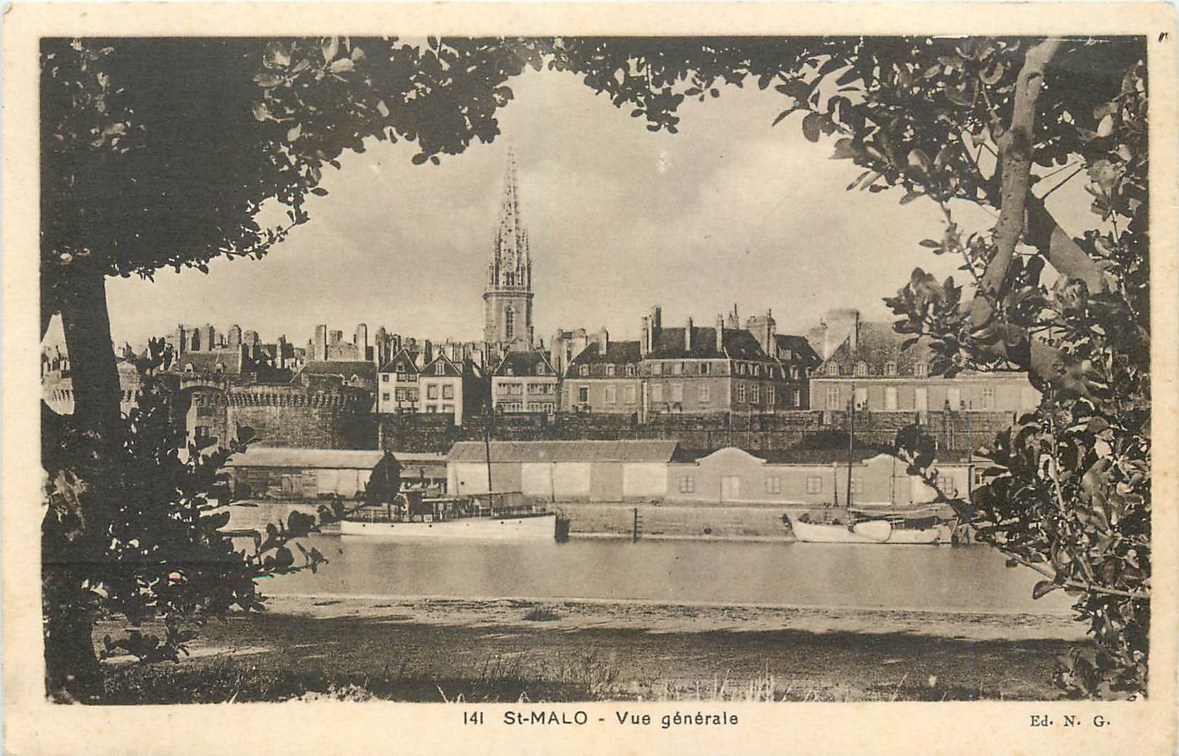 St-Malo - Vue générale — Ed. N. G. n° 141