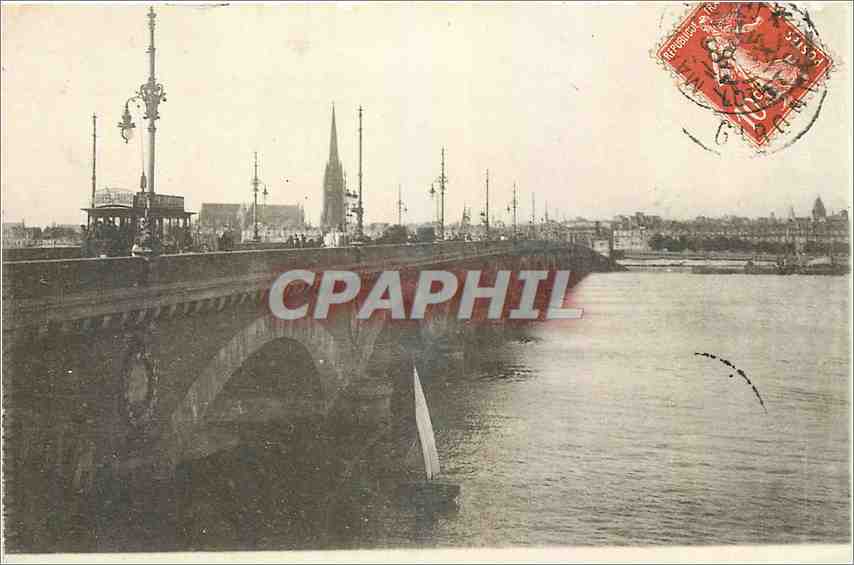 CPA Talabot Rue Ste Catherine Bordeaux Tramway