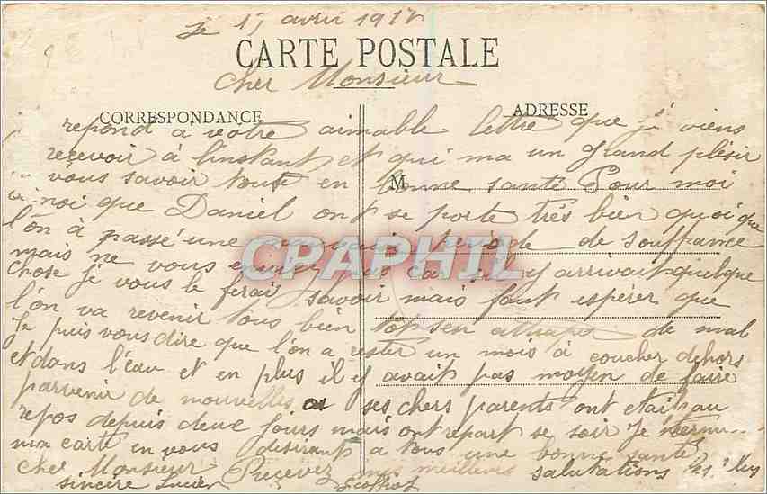 CPA Le Pont de Choisy au Bac detruit par les Allemands Militaria — Back