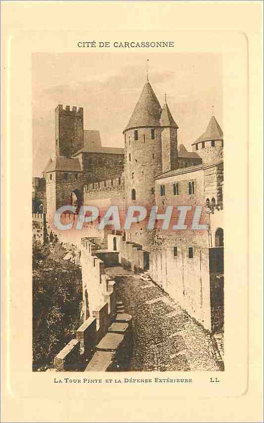 Cité de Carcassonne — La Tour Pinte et la Défense Extérieure — LL