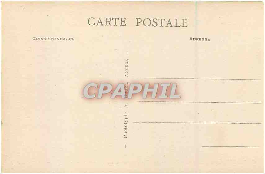 CPA Perros Ploumanach C du N La Plage de Trestraou vue a travers de la montee de la Clarte  — Rückseite