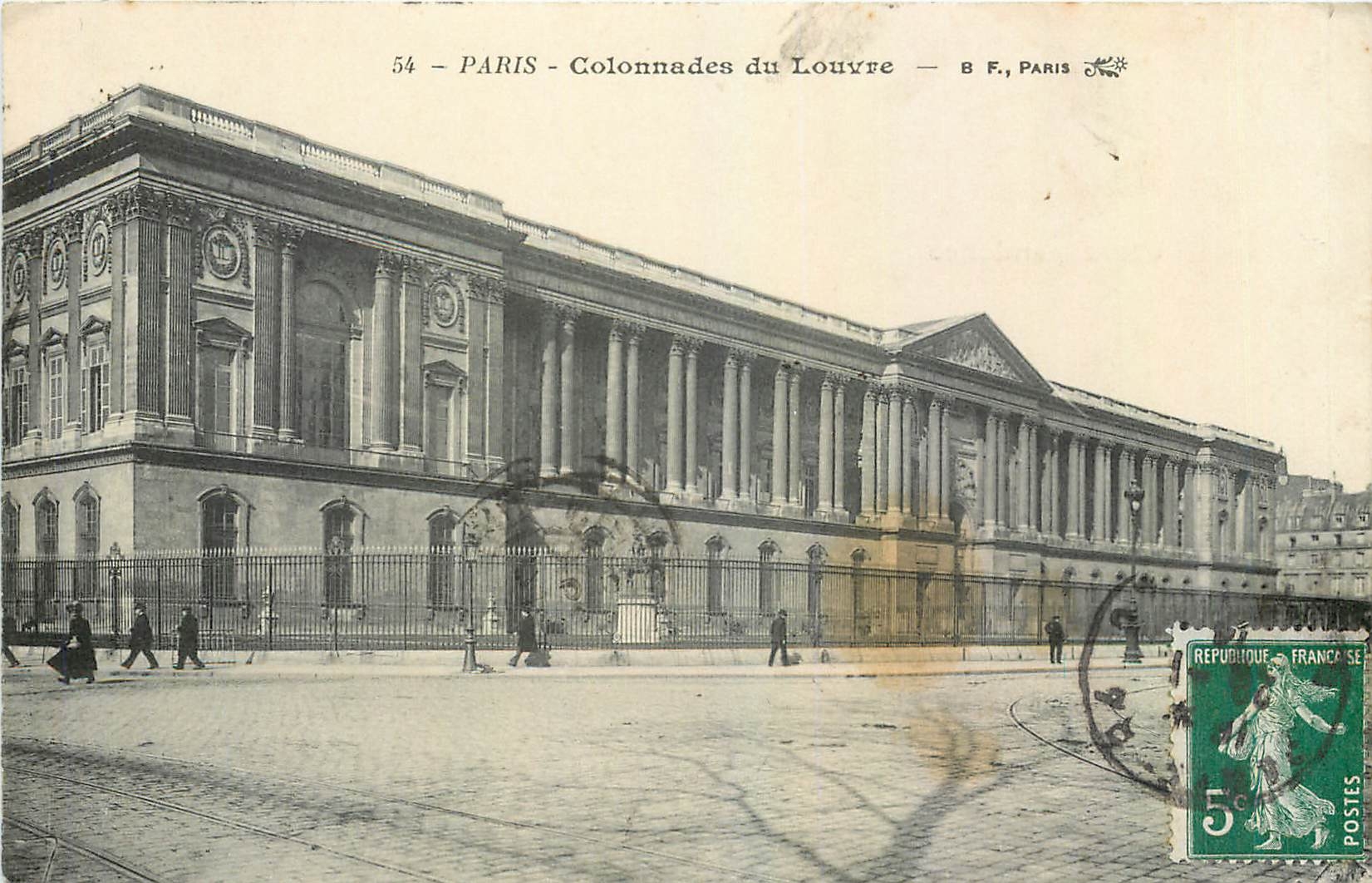 CPA Paris Colonnades du Louvre 