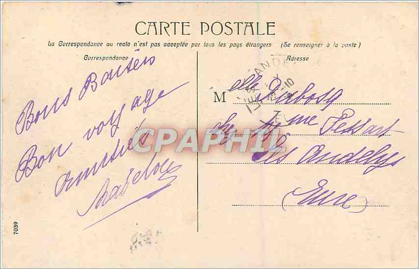 CPA Avx Defensevrs de Belfort Lion — Verso