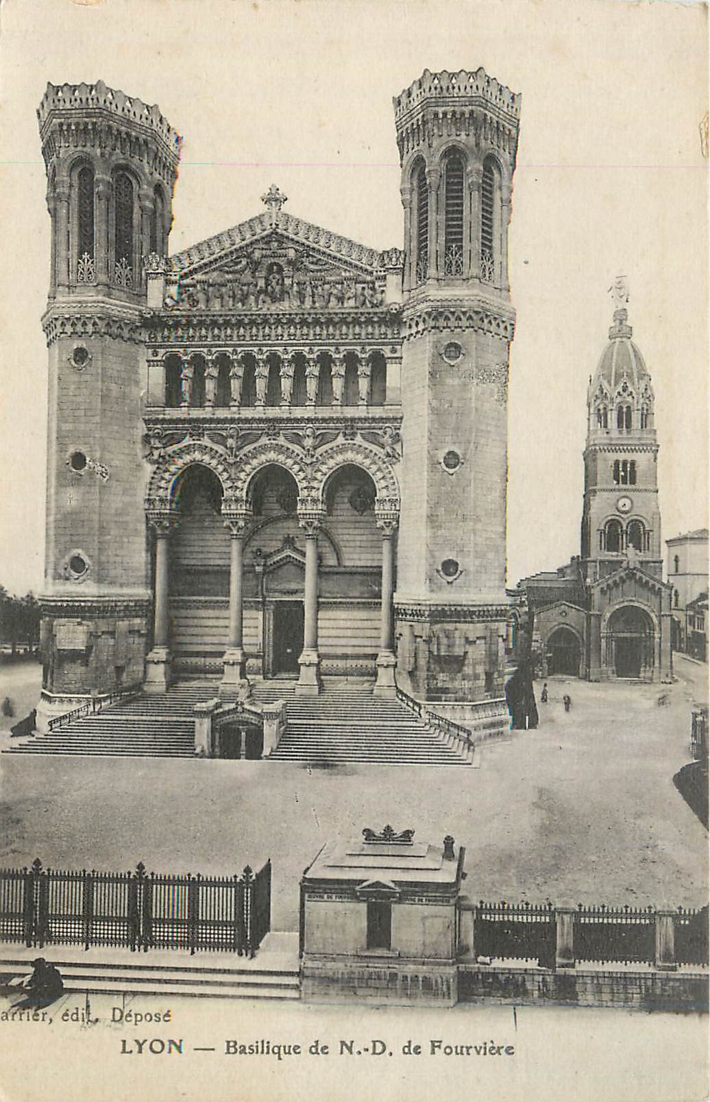 CPA Lyon Basilique de ND de Fourviere 