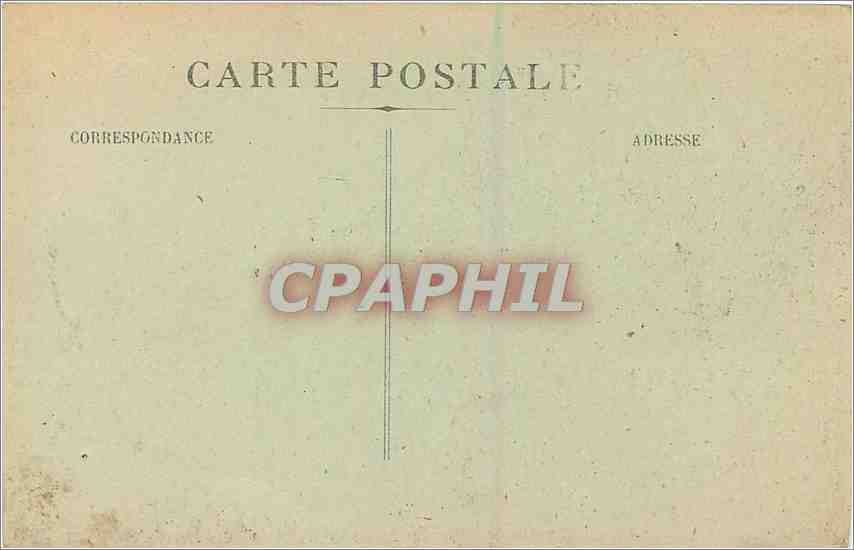 CPA Marseille Le Chateau d'If Phare Bateau — Verso