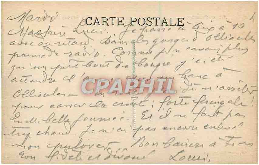 Aix-en-Provence — La Grande Fontaine — Éditeur Paul Maurel, n° de série non visible — Reverso