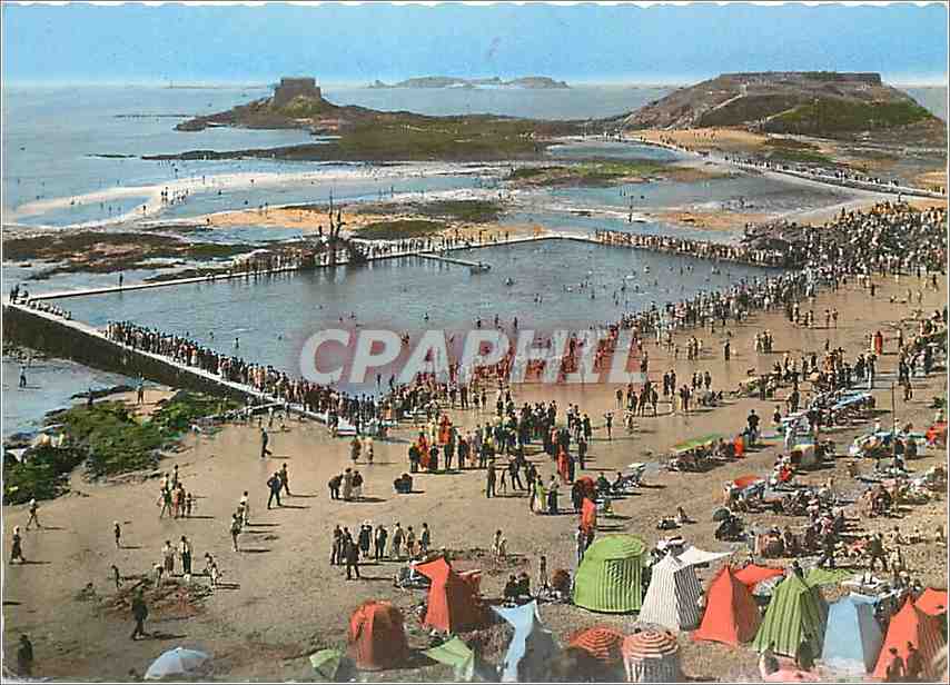 CPM Saint Malo I et V La Piscine 