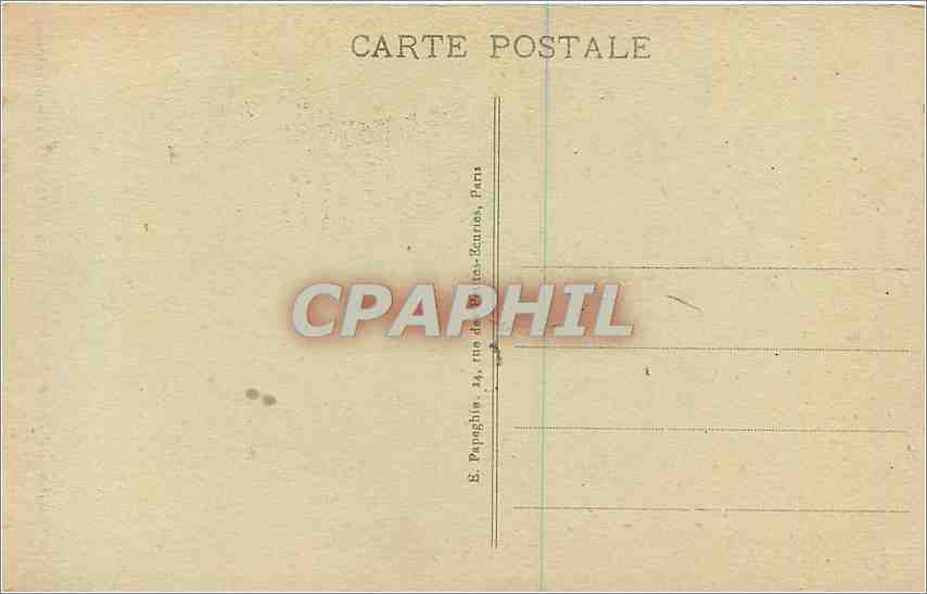 CPA Le Tombeau du Soldat Inconnu Pars Arc de Triomphe — Rückseite