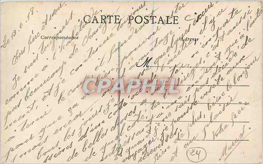 CPA Les Beaux Sites de la Dordogne La Vallee du Ceou a Castelnaud  — Rückseite