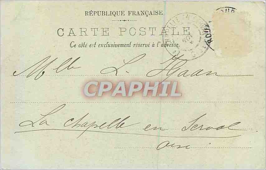 CPA Rouen Ensemble du Pont Transbordeur  — Rückseite