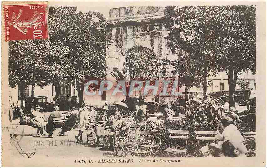 CPA Aix les Bains l'Arc de Campanus 