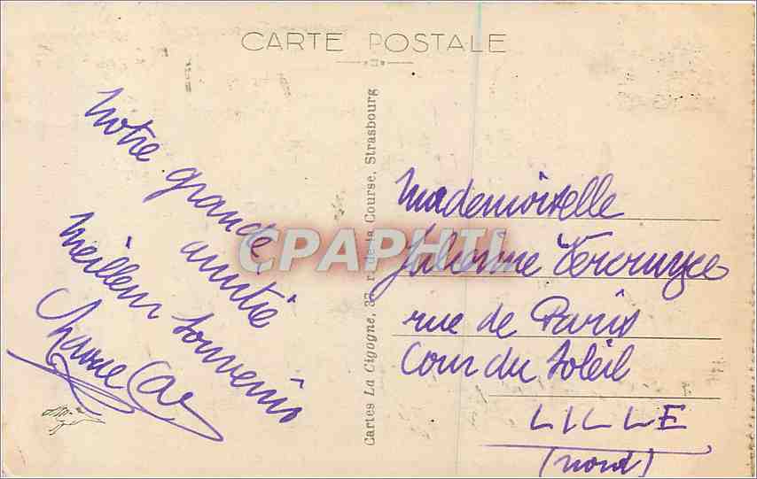 CPA Aix les Bains l'Arc de Campanus  — Verso