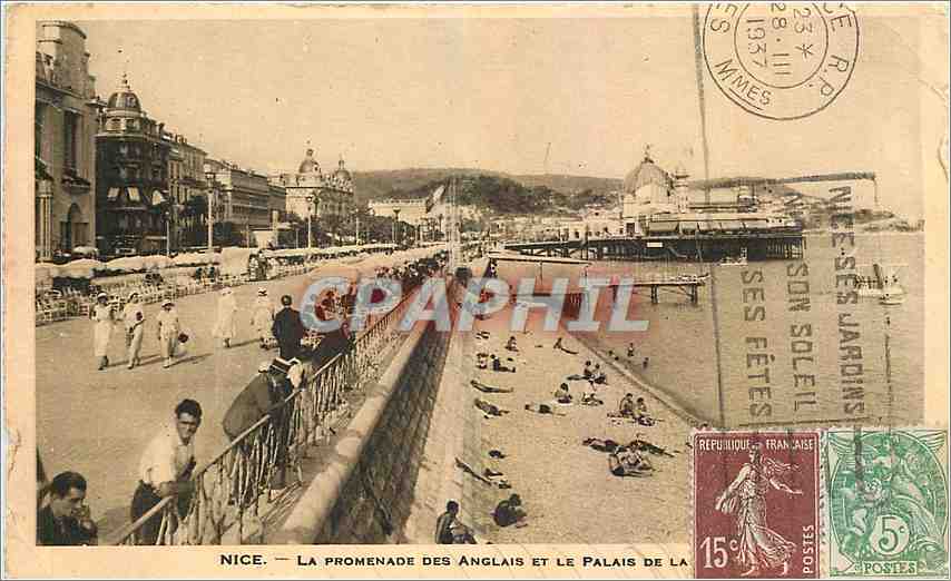 CPA Nice La Promenade des Anglais 