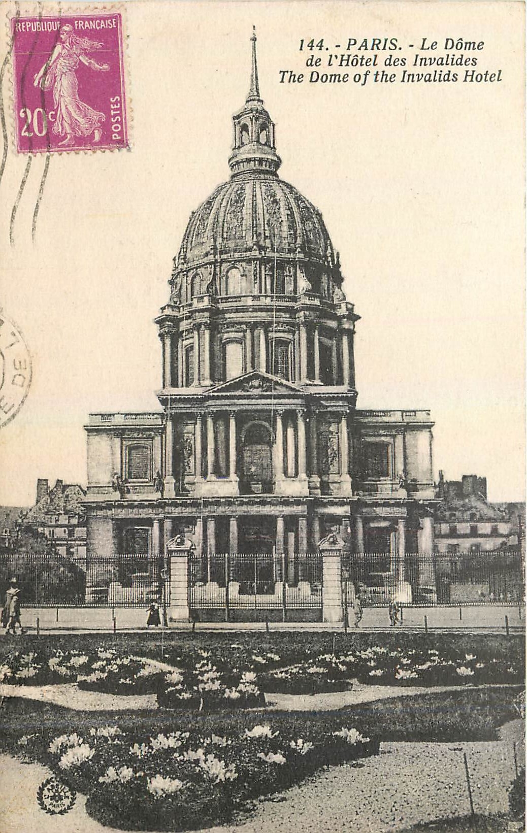 CPA Paris Le Dome de l'Hotel des Invalides 