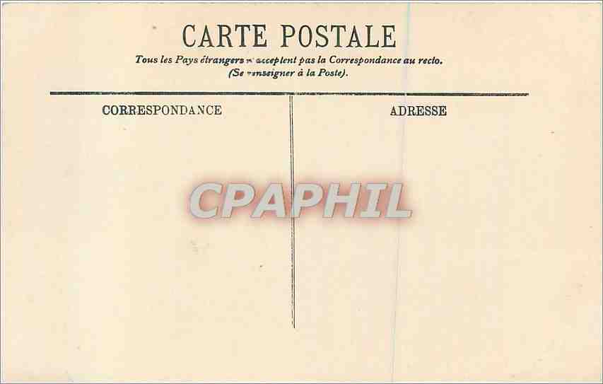 CPA Caen l'Hotel Dieu Vue generale  — Verso
