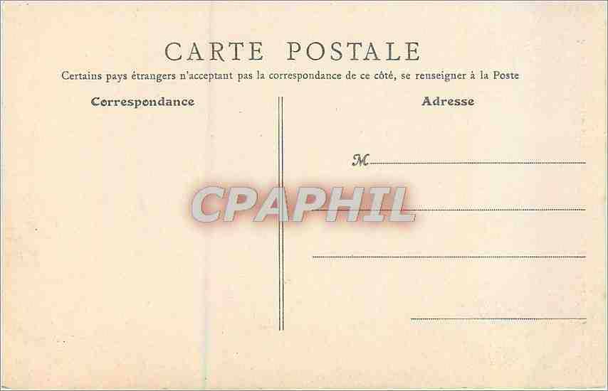 CPA Langrune sur Mer Calvados Interieur de l'Eglise  — Verso