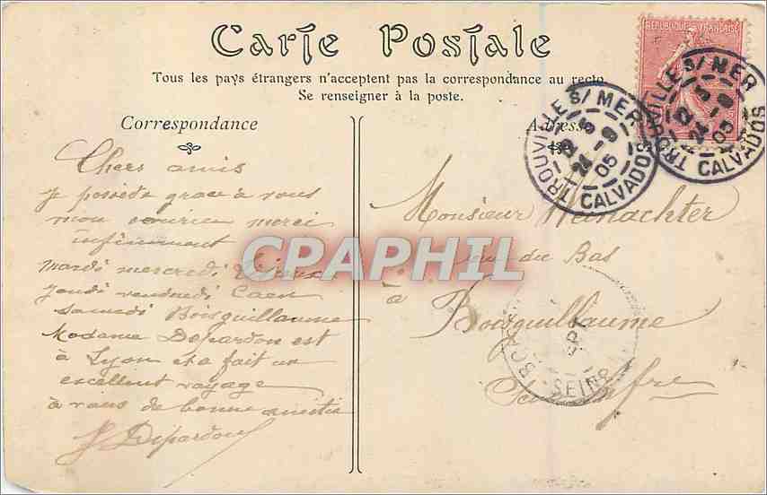 TROUVILLE-SUR-MER — Ansicht der Kasinoterasse — ND Phot, n° 114 — Rückseite