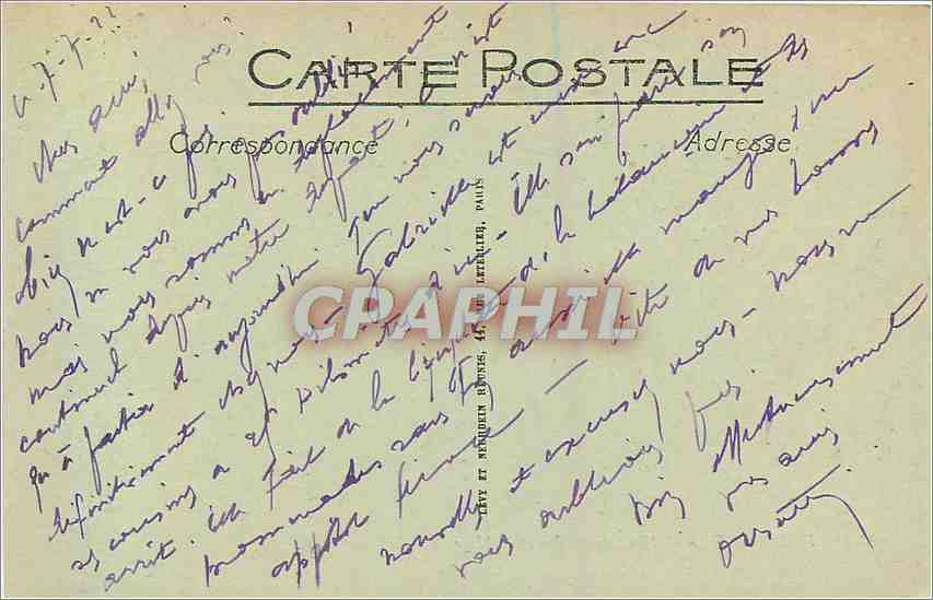 CPA Houlgate L'Hotel du Casino et la Plage  — Rückseite