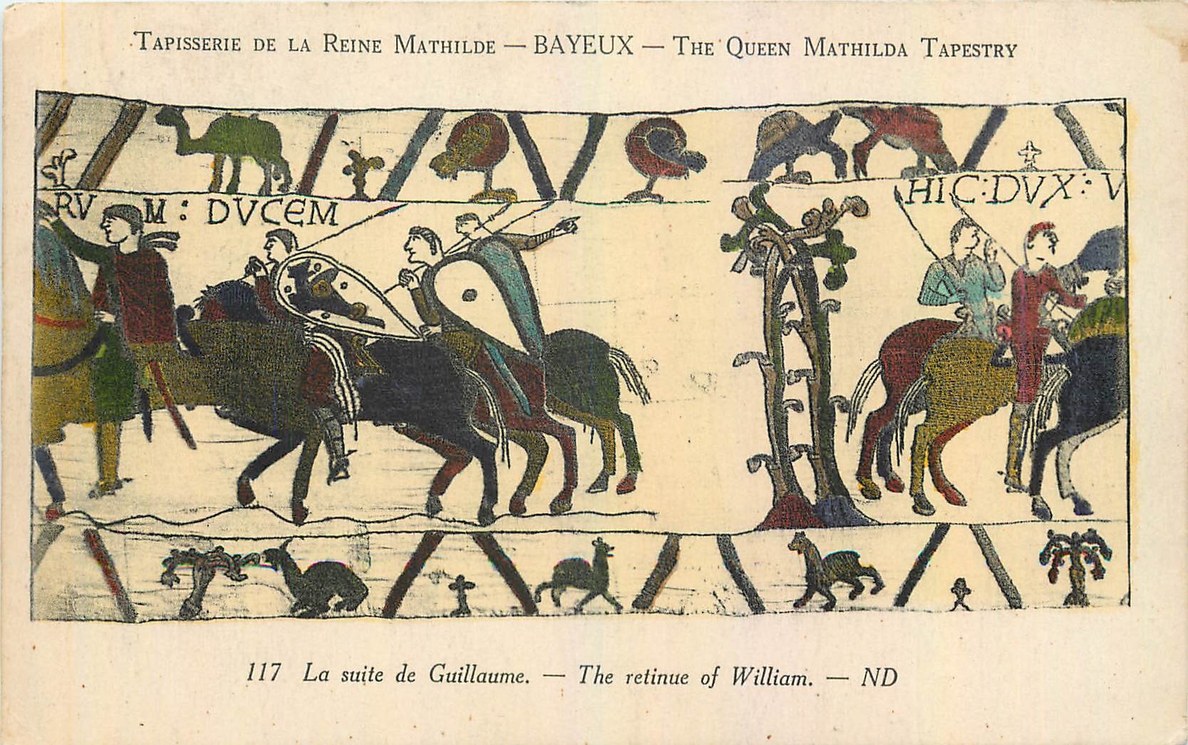Tapisserie de la Reine Mathilde — Bayeux — The Queen Mathilda Tapestry — 117 La suite de Guillaume
