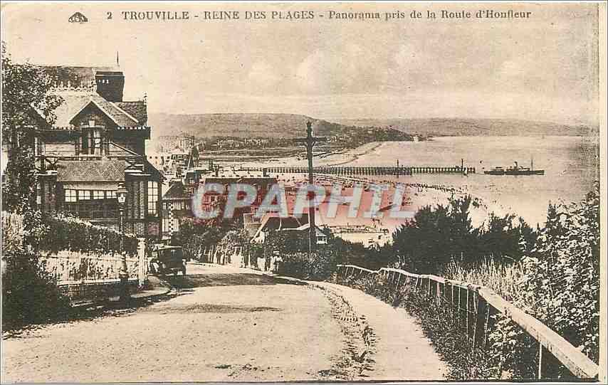 Trouville - Reine des Plages - Panorama pris de la Route d'Honfleur