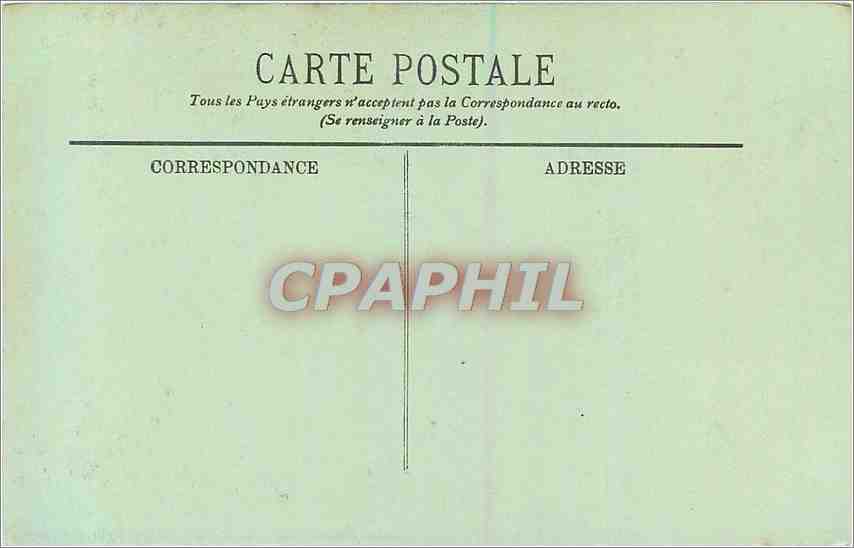 CPA Caen La Maison des Quatrans rue de Geole  — Verso