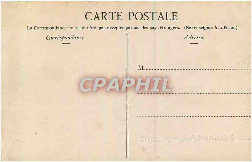 CPA Boissonnas Magnin Lyon  — Verso