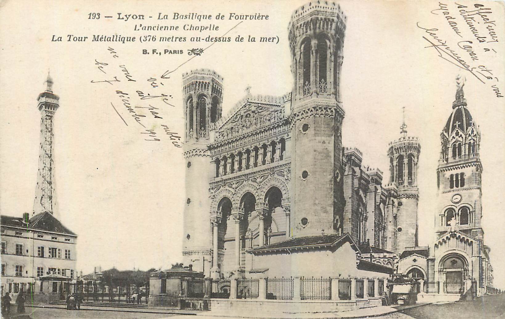 CPA Lyon La Basilique de Fourviere l'Ancienne Chapelle 