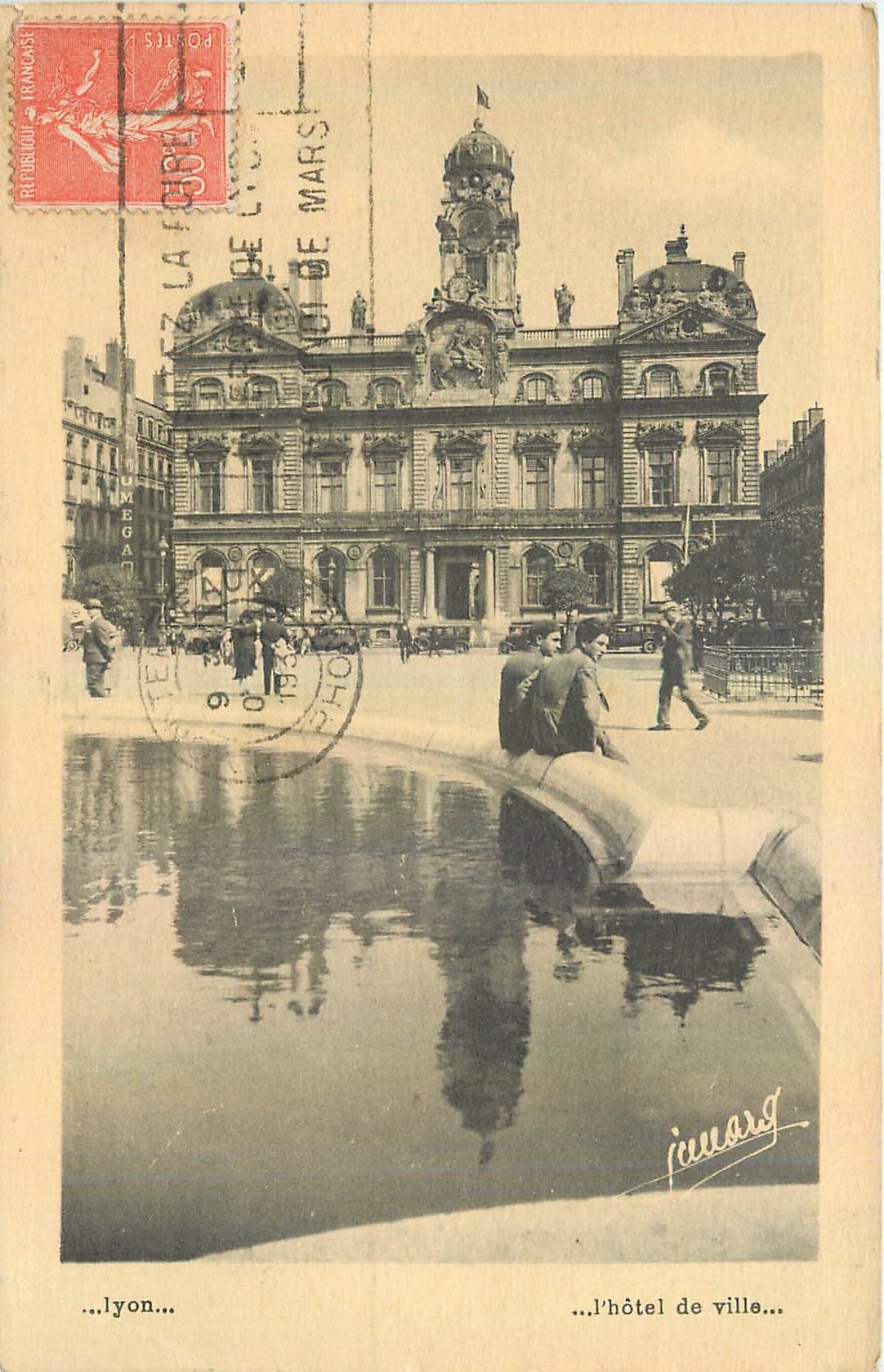 CPA Lyon l'Hotel de Ville 