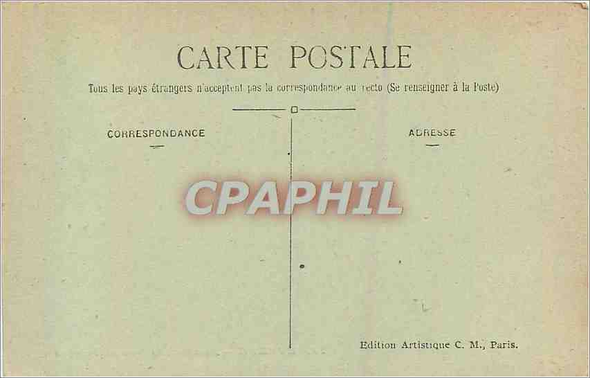 CPA Evreux Monument du Souvenir Francais Militaria — Rückseite