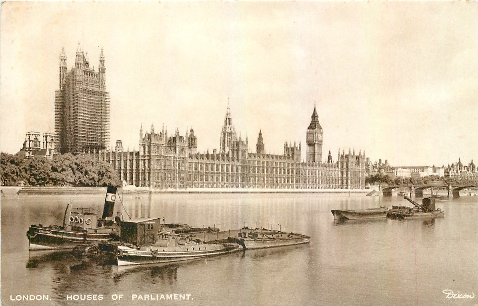 London. The Houses of Parliament — Dixon