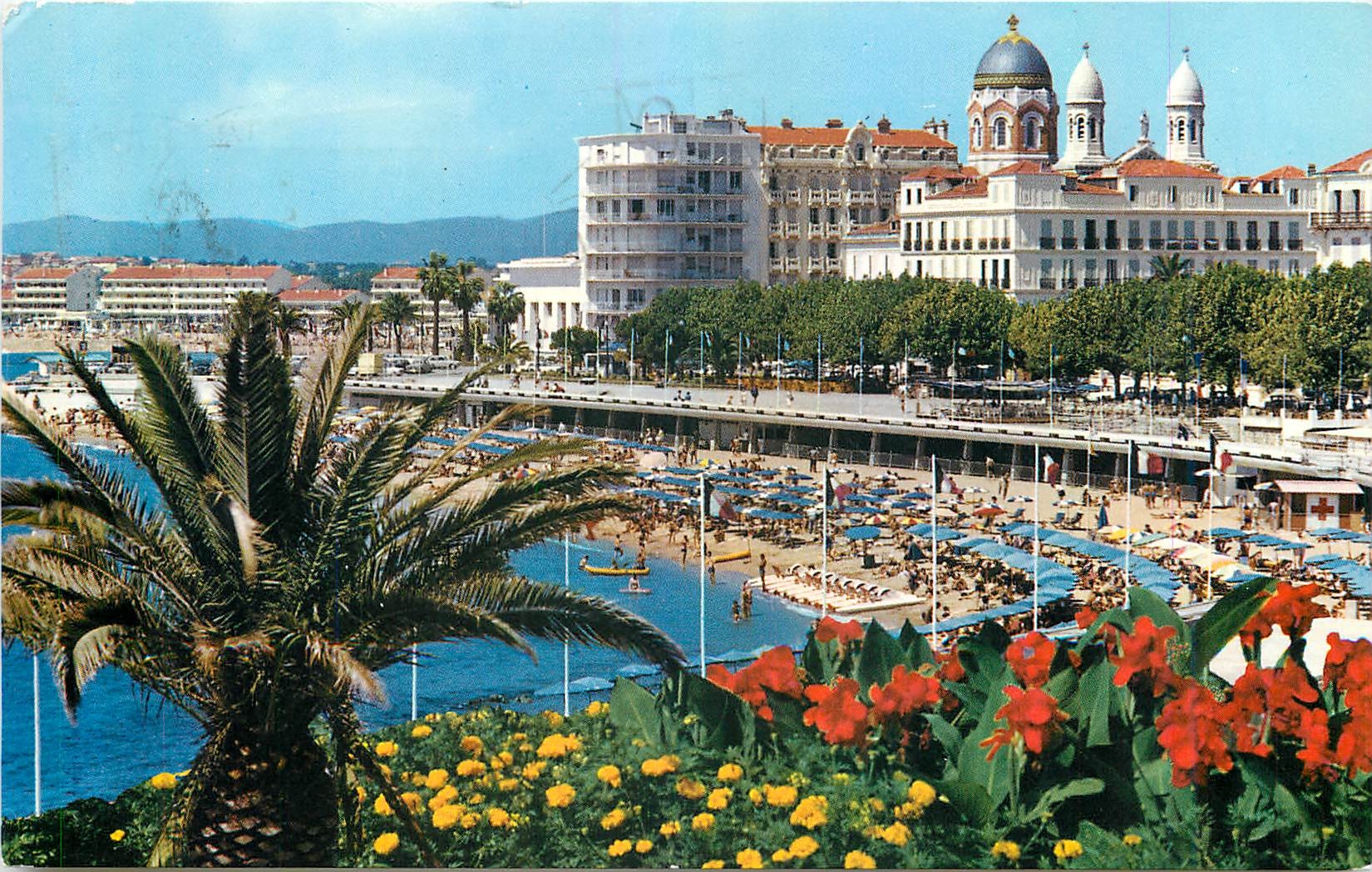 CPA La Cote d'Azur Saint Raphael La Plage 