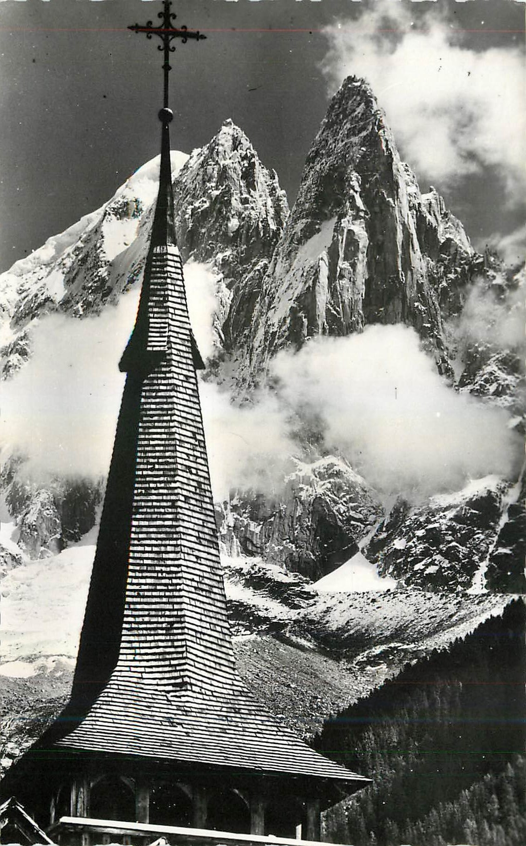 CPM Le Beau Pays du Mont Blanc la Tete dans le Ciel 