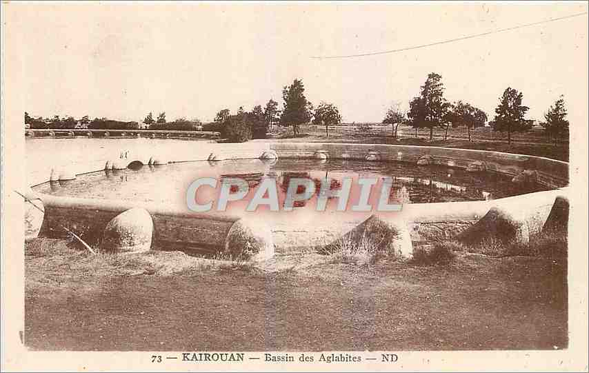 CPA Kairouan Bassin des Aglabites 