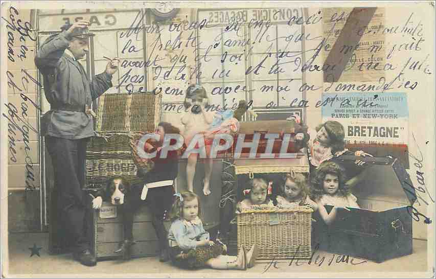 CPA Enfants Bretagne