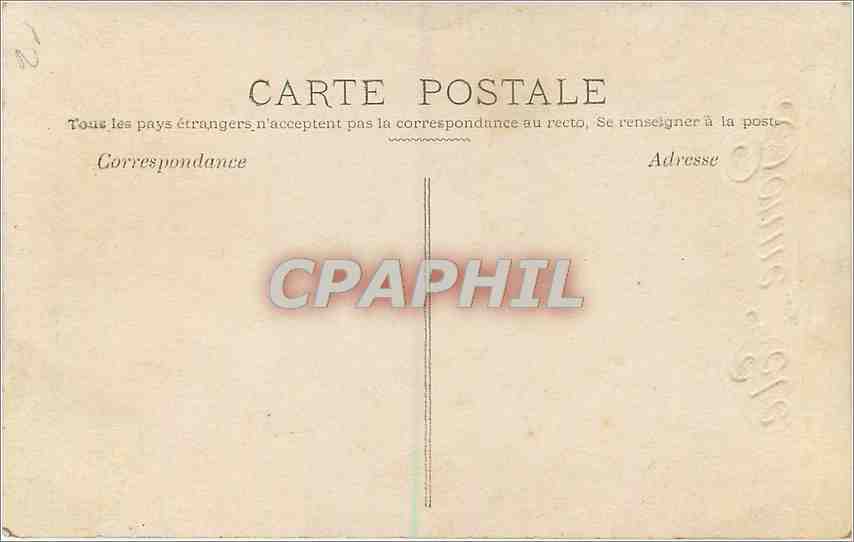 Femme tenant un bouquet de roses — Bonne Année 1915 — AYS 915 — Reverso