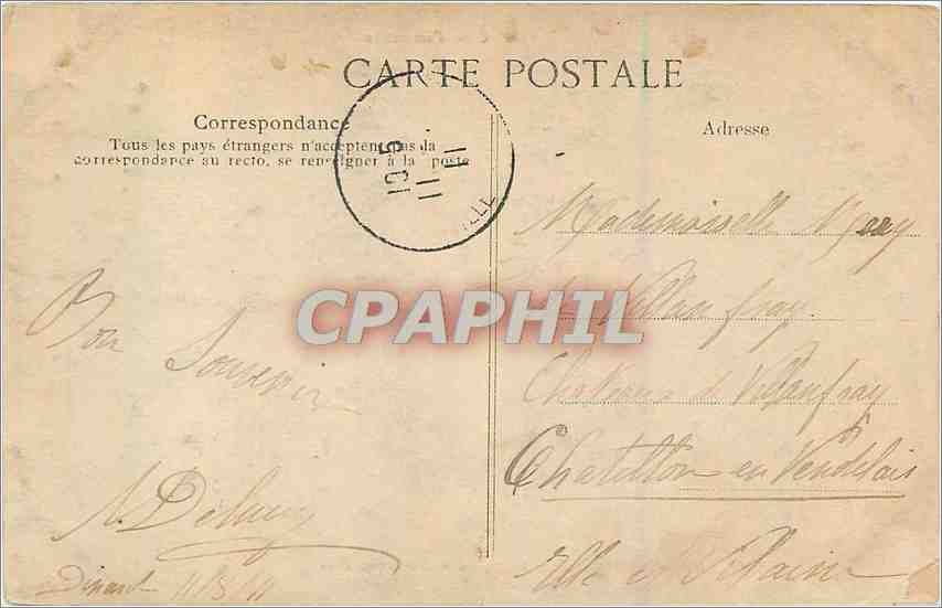 Ausgang der Grotte der Feen — Emerald Coast — Saint-Philibert — Rückseite