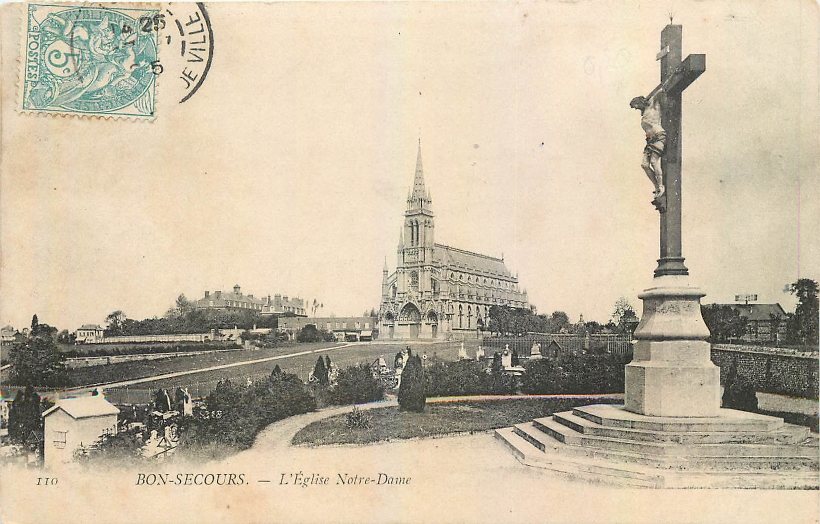 CPA Bon Secours L'Eglise Notre Dame 