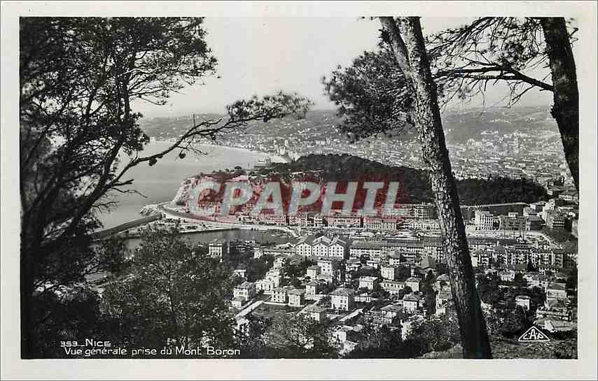 CPA Nice Vue generale prise du Mont Boron 