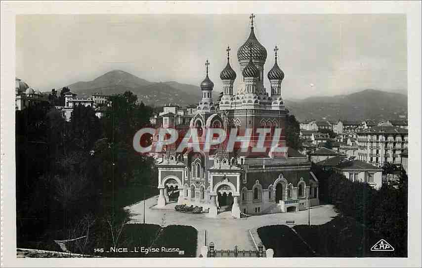 CPA Nice L'Eglise Russe Russie Russia