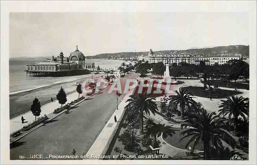 CPA Nice Promenade des Anglais et Palais de la Jetee 