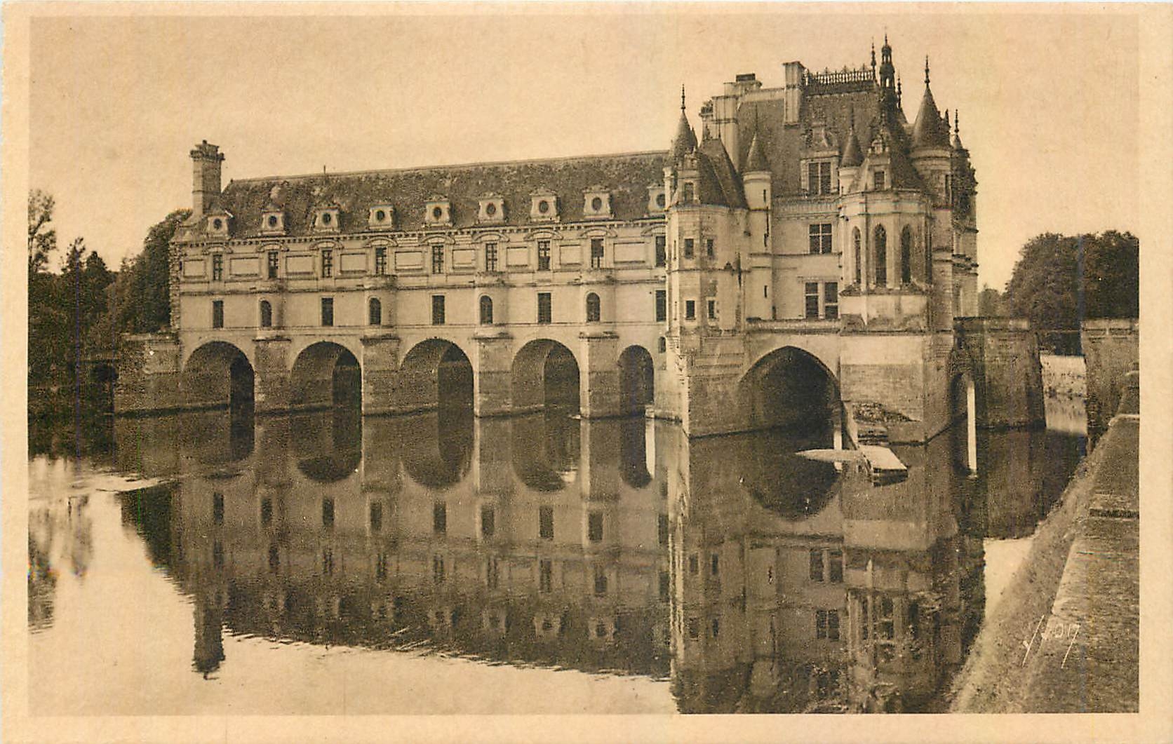 CPA Chenonceaux Indre et Loire Le Chateau Facade Est 
