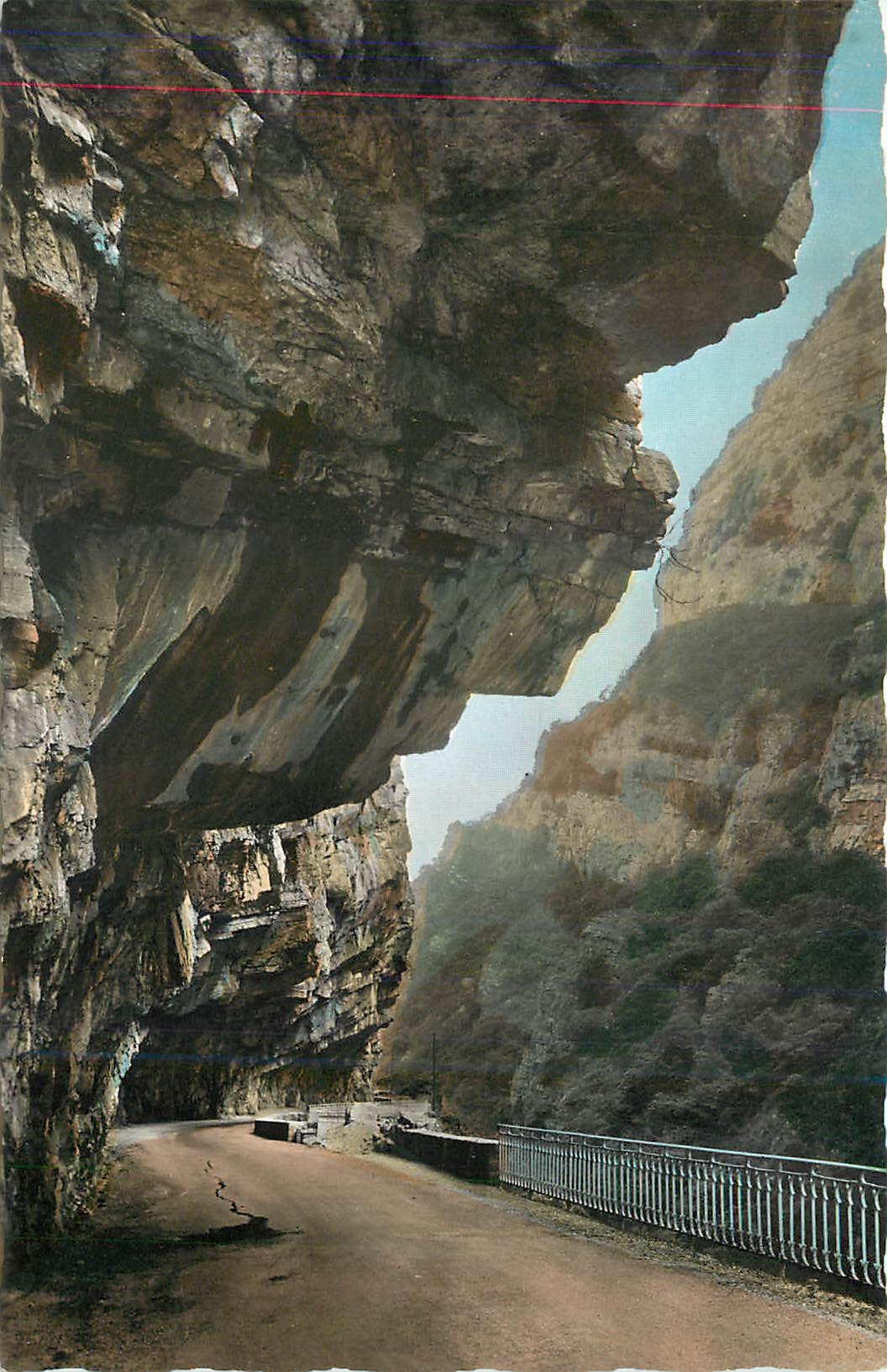 CPA Excursion des Gorges du Loup La Route dans les Gorges du Loup 