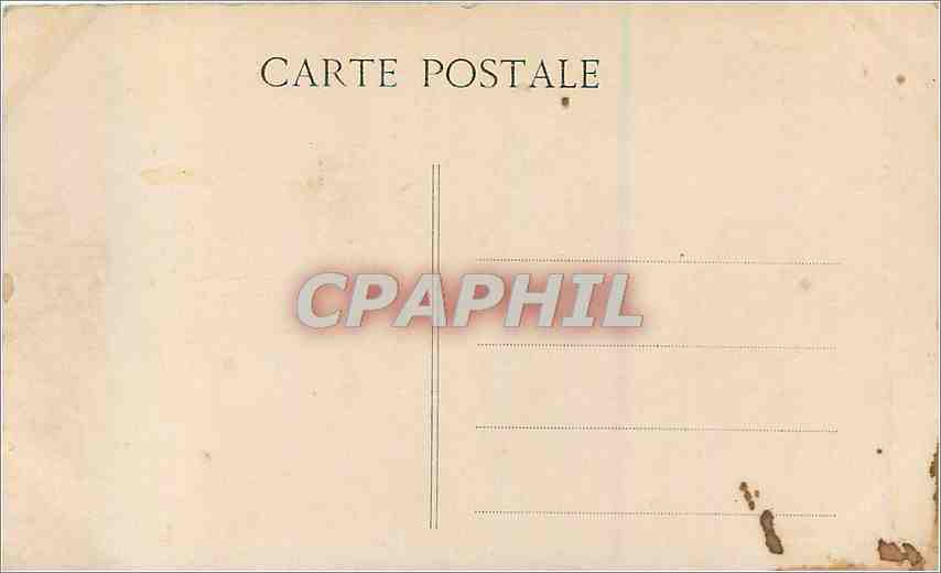 CPA Paris Trocadero Portique provenant des Ruines des Tuileries  — Verso