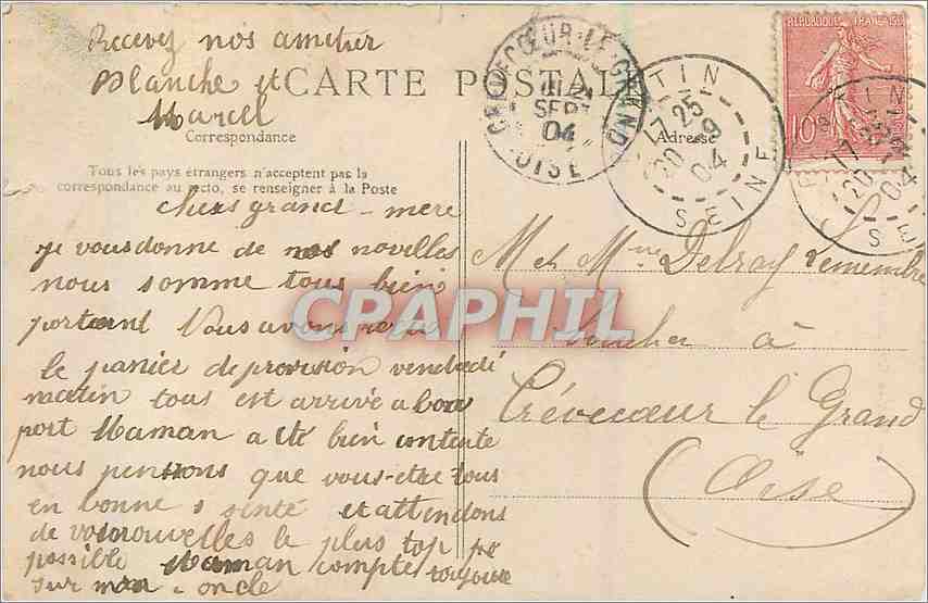 CPA Paris Buttes Chaumont Pont Suspendu  — Rückseite