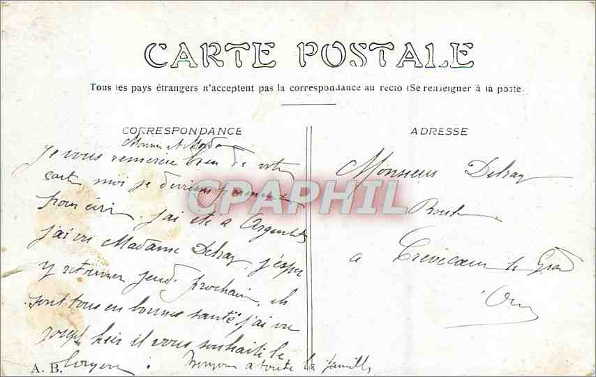 CPA Paris Le Trocadero vu sous la Tour Eiffel  — Verso